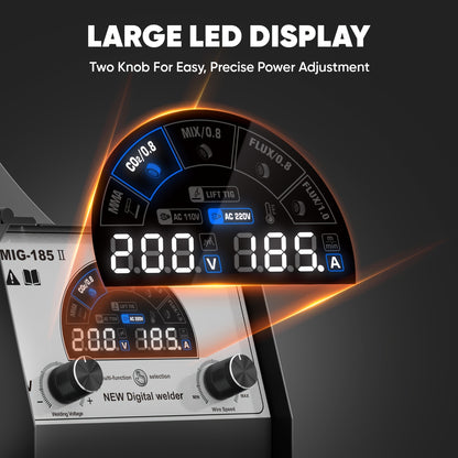 Lasapparaat – MIG Lasmachine – TIG Lasser – MMA Lasapparaat – Elektrode Lasser – Synergetische Besturing – Groot Kleurendisplay