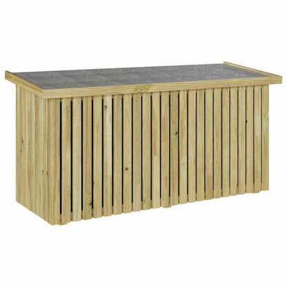 Opbergbox Buiten – Tuinkist – Berging – Kast – Box – Bruin – Stevig en Duurzaam Materiaal – Ingebouwd Waterreservoir