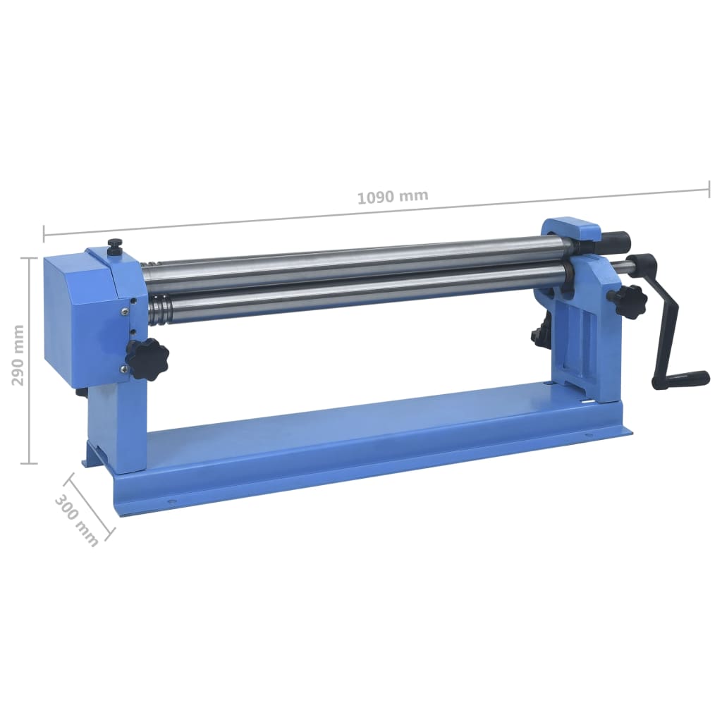 Plaatbewerkingmachine – Buigmachine – Rollermachine – Metaalbuiger – Staalbuiger – Handmatige bediening – 640 mm Werkbreedte