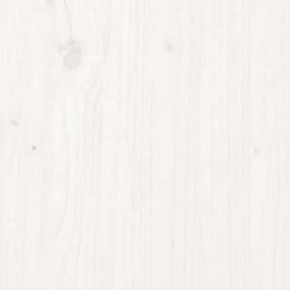 Houtopslag Buiten – Houtrek Buiten – Haardhoutrek – Brandhoutrek – Houtopslag Met Afdekhoes – Massief Dennenhout – Weerbestendig Design – 108x64,5x110 cm – Wit