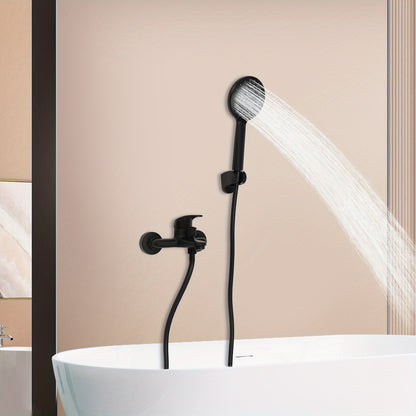 Doucheset – Douchekraan – Mengkraan – Handdouche – Douchegarnituur – Messing & RVS – 150 cm Flexibele Slang