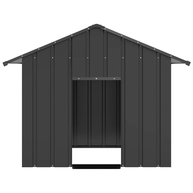 Extra Large Heavy-Duty Galvanized Steel Dog Cage - Extra Long Outdoor Kennel with Spacious Interior, Sturdy Roof, for Medium to Large Breeds - Ideal for Backyard, Farms, or - Easy Assembly & Weatherproof Design - Large Pet en