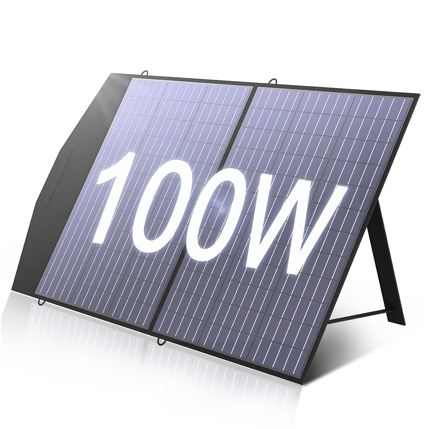 Vouwbaar Zonnepaneel – Opvouwbaar Zonnepaneel – Mobiel Zonnepaneel – Camping Zonnepaneel – 100W 18V – Hoogrendement 22% – Lichtgewicht & Compact
