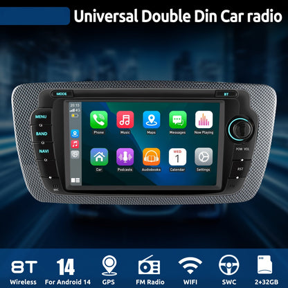 Autoradio – Autoradio Multimedia – Auto Stereo – Inbouwradio – Car Audio – 7 Inch Touchscreen – Android 14 met Draadloos CarPlay & Android Auto