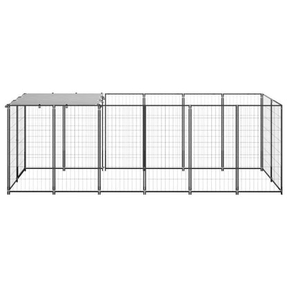 Hondenhok – Hondenkennel – Hondenren – Buitenhok – Hondenkooi – Stevige Stalen Constructie – Ruim 330x110x110 cm