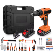 Elektrische Schroevendraaier - Schroevendraaier - Snoerloze Schroevendraaier - Elektrische Schroevendraaierset - Schroevendraaier Elektrisch - 21V Lithium-Ion Batterij - met 2 Batterij Sets