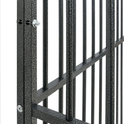 Dierenren – Hondenren – Puppyren – Konijnenren – Dierenkooi – 300x100x100 cm – Robuust Gegalvaniseerd Staal – Semi-Open Bovenkant Met Gemakkelijke Toegang