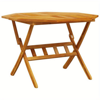 Opvouwbare Tuin- En Picknicktafel – Tuintafel - Opvouwbare Tafel – Kampeertafel – Buitentafel – Acaciahout – Compact – Draagbaar – 110 X 75 Cm
