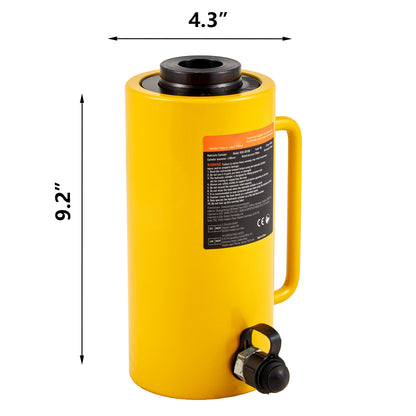 Hydraulische Krik – Cilinderpomp – Hefcilinder – Garagekrik – Potkrik – 30 Ton Max. Draagvermogen – Slaglengte 10,16 cm