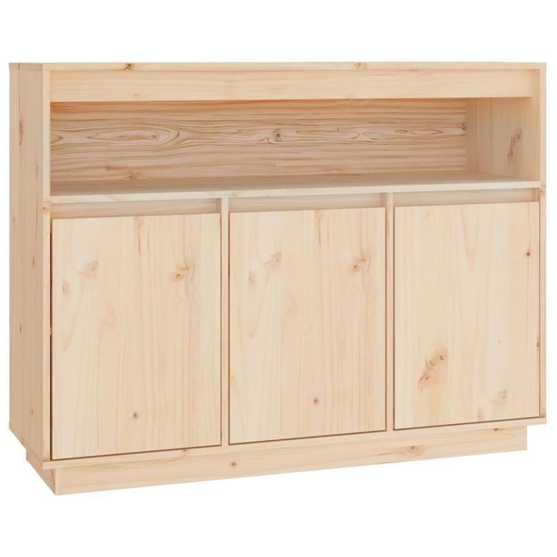 Dressoir – Opbergkast – Ladekast – Buffetkast – Kast – Massief Dennenhout – 104,5x34x80 cm – Modern Europees Design
