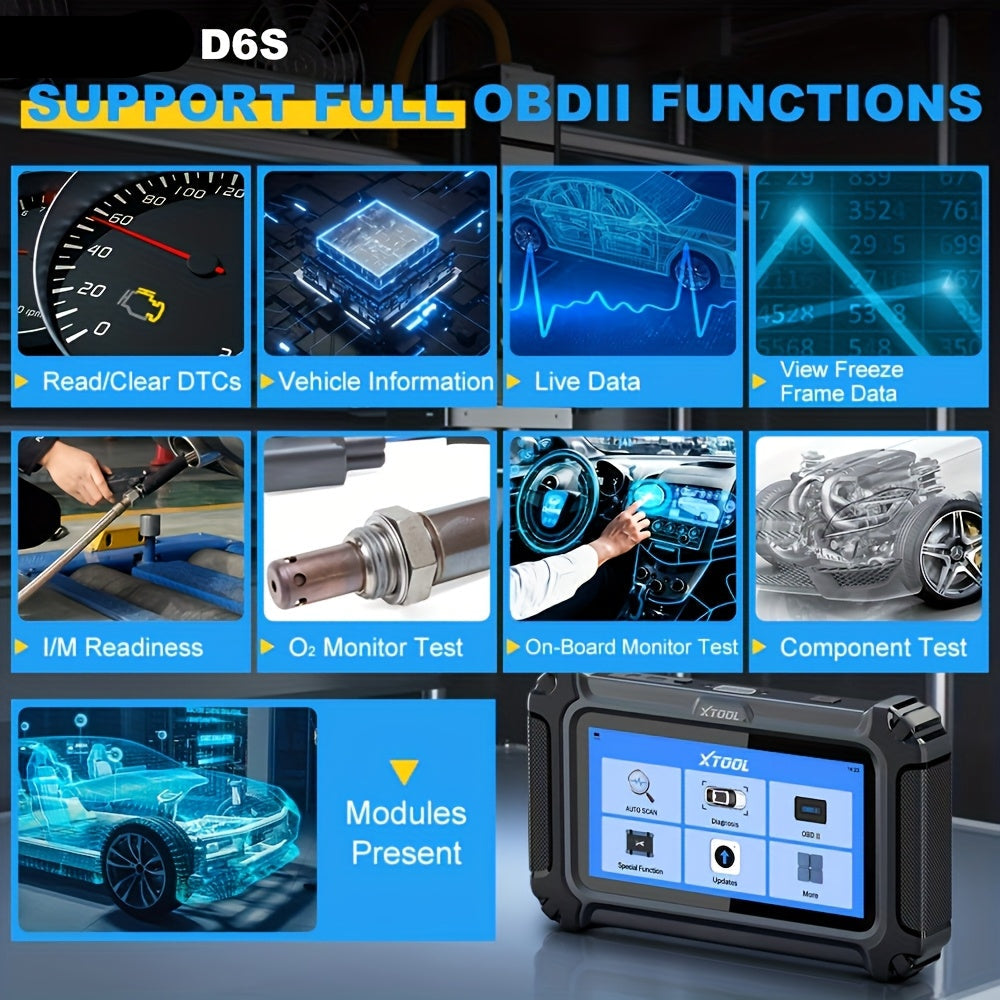 OBD2 Scanner – Diagnoseapparaat – Uitleesapparaat – Auto Scanner – Storing Wissen – 30+ Resetfuncties – CAN FD & Wi-Fi Updates