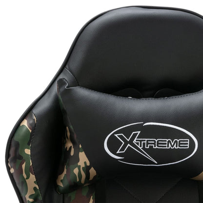 Gamestoel – Gaming Stoel – Gaming Chair – Game Stoel – Bureaustoel – Verstelbare Rugleuning – Uitschuifbare Voetensteun – Kunstleer – Max 150 kg