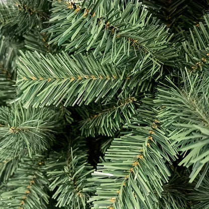 Artificial Christmas Tree Measuring 2.1 Meters, Perfect for Festive Centerpieces, Featuring a Large Snowflake Design, a White Articulated Spruce, And Easy-To-Assemble Decorations.