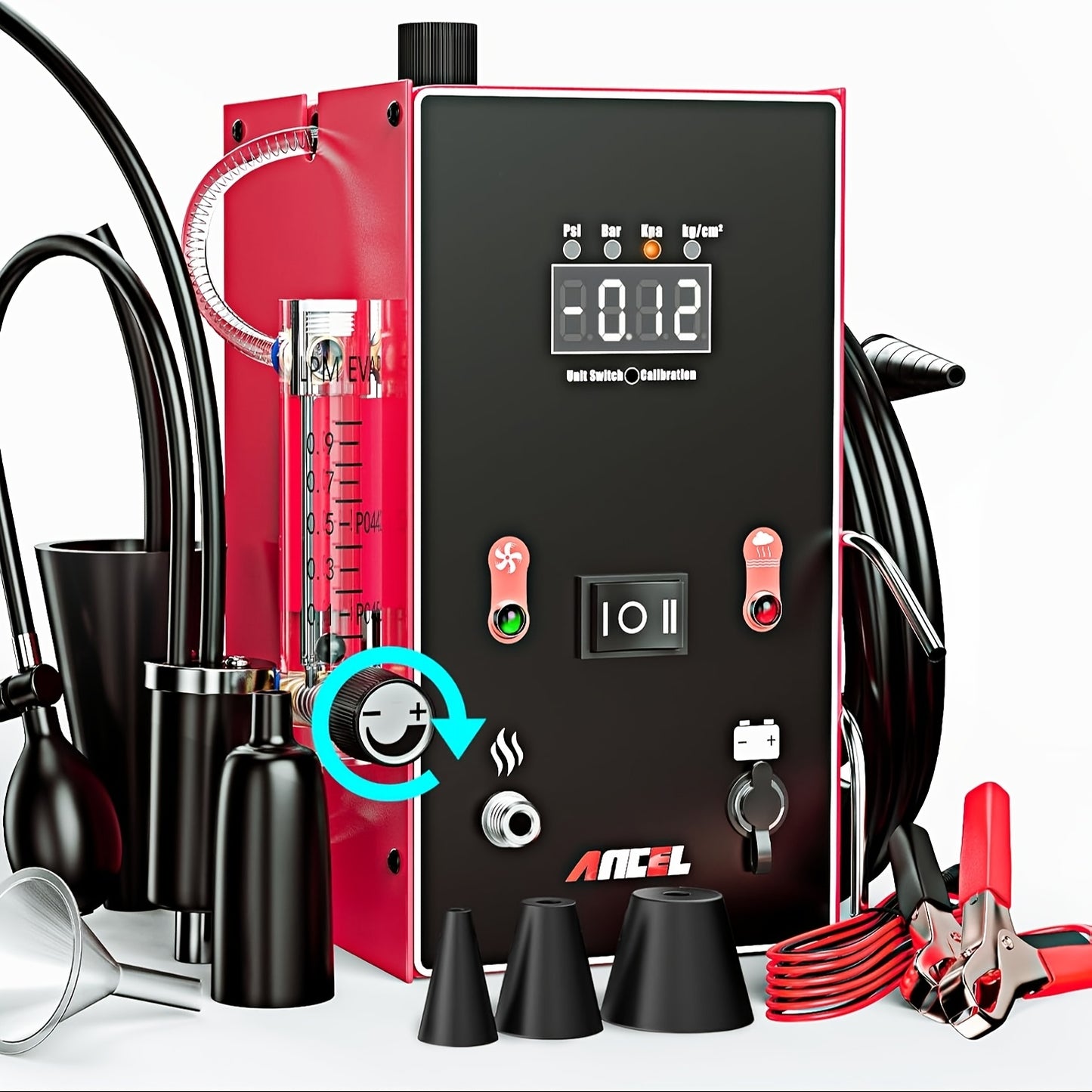 Automotive Rooktester – Rookgenerator – Lekdetectieapparaat – Vacuümtester – Systeemchecker – 12V Auto – Oververhittingsbeveiliging – Compact Ontwerp