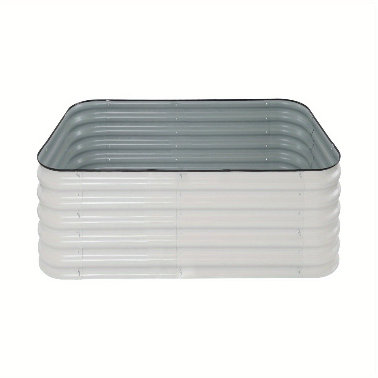 Heavy-Duty Galvanized Steel Raised Garden Bed - Extra Large 119.38x60.96x27.94 cm Outdoor Planter Box, Elevated Garden Bed for Vegetables, Herbs, Flowers - Rust-Resistant, Easy Assembly, Improved Drainage & Soil Erosion Preve