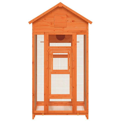 Brown Birdhouse 91.5x53x170cm Solid Pine Wood