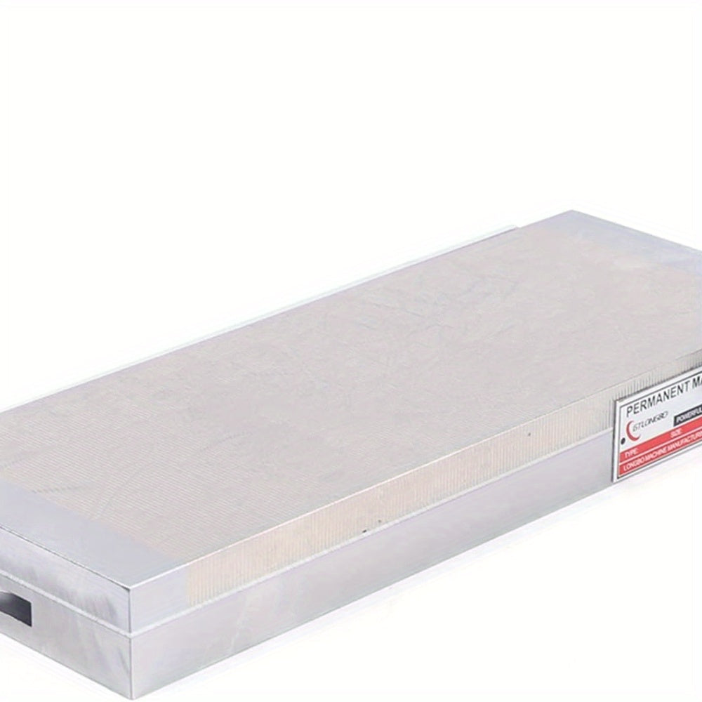Magneetplaat – Magnetische Spanningsplaat – Permanente Magneetplaat – Klemplaat – Magnetisch Werkstukhouder – 40x10 cm – Messing Materiaal – Geen Stroomvoorziening Nodig