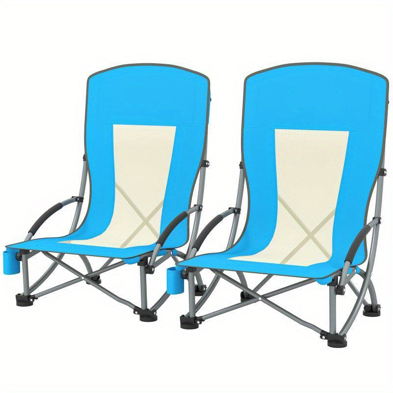 Campingstoel – Campingstoelen – Klapstoel – Outdoor Stoel – Ultralicht – Stevig Frame Van Glasvezel – Bekerhouder