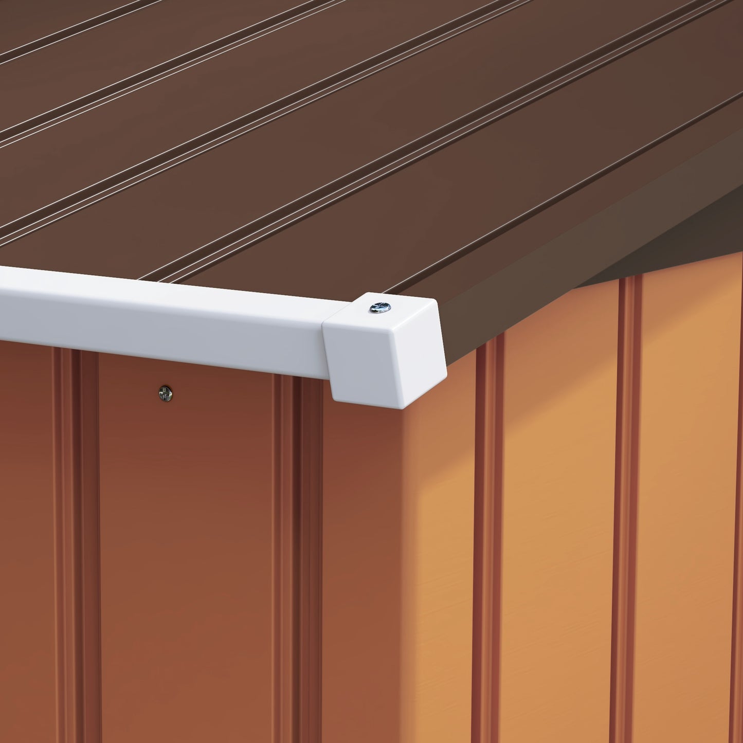 Tuinhuisje – Tuinschuur – Buitenberging – Tuinkast – Metalen Tuinhuis – Groot Opbergvermogen – Weerbestendig Gepoedercoat Staal – Schuifdeur – Ventilatie