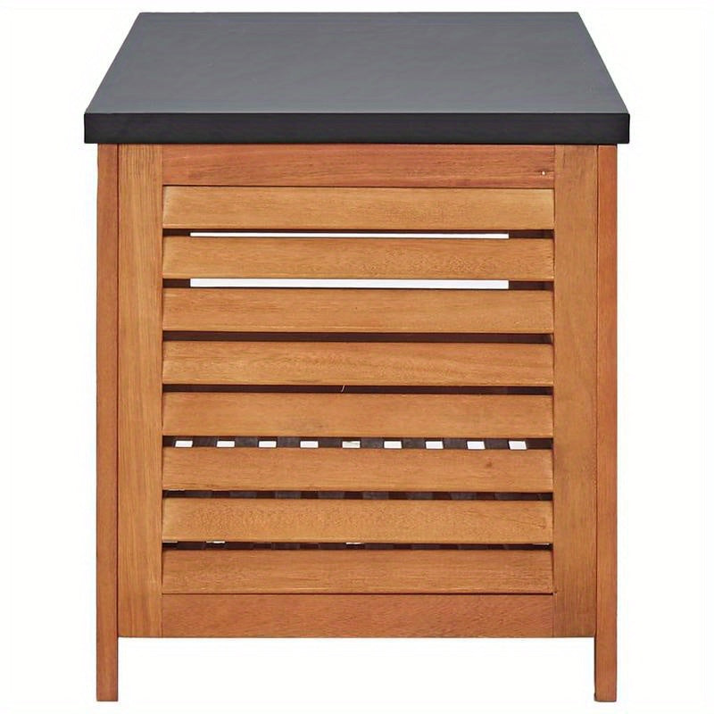 BBQ Station – Buitenkeuken Meubel – Grilltafel – Kookstation – Outdoor Serveren – Massief Eucalyptus Hout – Weerbestendig Ontwerp – 150x50x55 cm – Ruime Opbergruimte