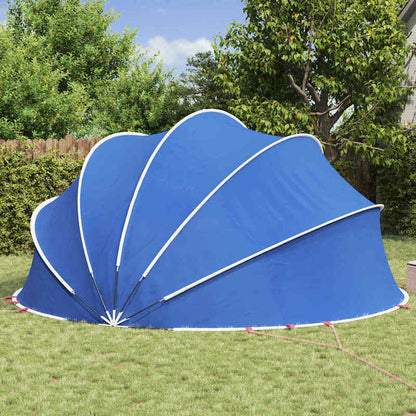 Zwembadkoepel Blauw – Zwembadoverkapping – Zwembadtent – Overkapping Zwembad – Pool Cover – 500x500x236 cm – Lichtgewicht Kunststof