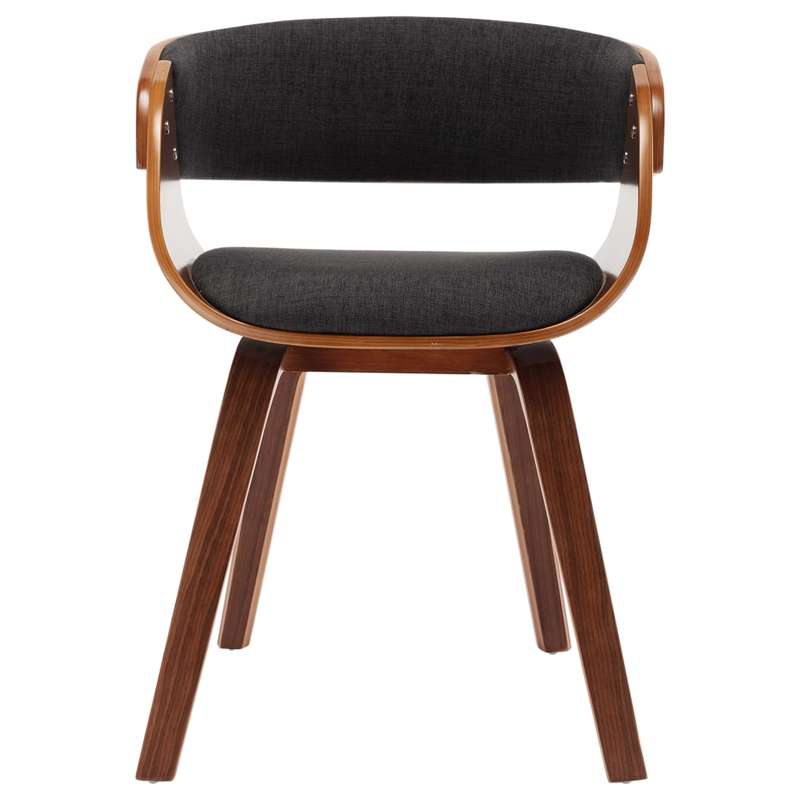 Eetkamerstoelen – Stoelen – Dining Stoelen – Zitmeubels – Stoel Set – Grijs – Stoffen Bekleding – Hardhouten Frame – Comfortabel & Onderhoudsvriendelijk