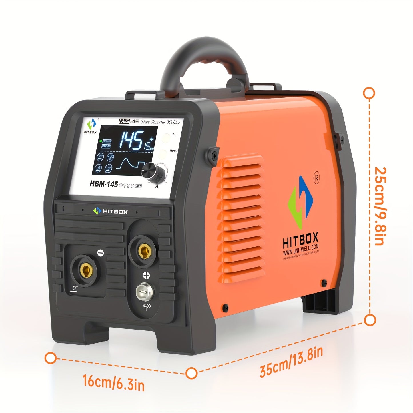 Lasapparaat – Lasmachine – Booglasapparaat – MIG Lasmachine – MMA Lasapparaat – 3-in-1 Gasloos MIG Lassen – Draagbaar Compact Design