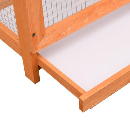 Vogelkooi – Vogelhuis – Vogelren – Vogelverblijf – Vogelkooi Massief Hout – Groot Formaat 125,5x59,5x164 cm – Duurzaam Grenen & Sparrenhout – Meerdere Niveaus & Uitneembare Lades