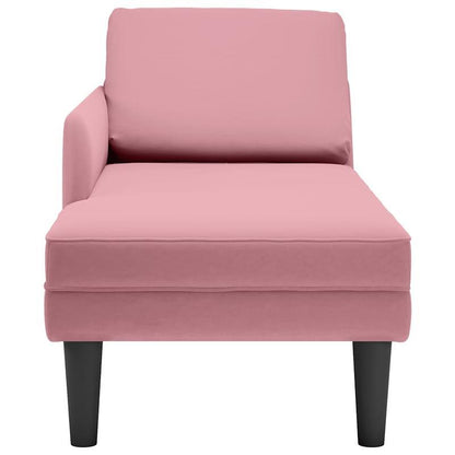 Chaise Longue – Chaise Lounge – Fauteuil – Recliner – Loungebank – Luxe Fluwelen Bekleding – Stevig Houten & Metalen Frame