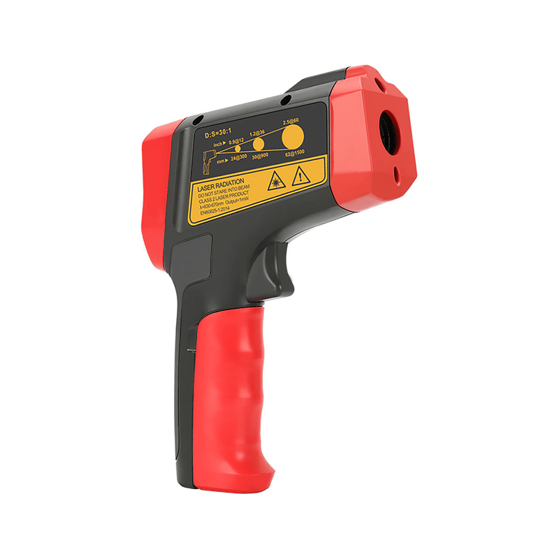 Pyrometer – Infrarood Thermometer – Warmtemeter – Temperatuurmeter – Laser Thermometer – Meetbereik -32°C tot 1300°C – Snelle Nauwkeurige Meting binnen 250 ms