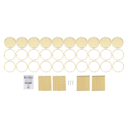 Tafeldecoratie – Bloemenstandaard – Bloemhouder – Tafelpresentatie – Bruiloft Decoratie – Gouden Metalen Standaards – 80 cm Hoog – Robuust Ijzer
