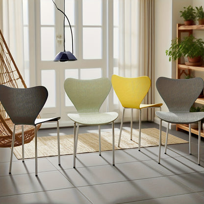 Kantoorstoel – Bureaustoel – Vergaderstoel – Bezoekersstoel – Reception Stoel – Set Van 4 Zwarte Stoelen – Ergonomisch Ontwerp – Dikke Leren Zitkussens