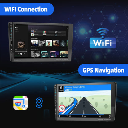 9-inch Android 14 Autoradio – 2DIN Multimedia Systeem – Auto Radio Navigatie – Touchscreen Carplay Android Auto – IPS HD Scherm – Snelle Type-C Oplader