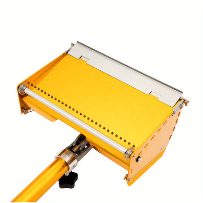 Afwerkingsgereedschap – Pleisterspaan – Plamuurspatel – Gipsafwerkset – Wand- en Plafondgereedschap – Geel – Verstelbaar Handvat 101,6-162,56 cm – 5-Snelheden Mechaniek
