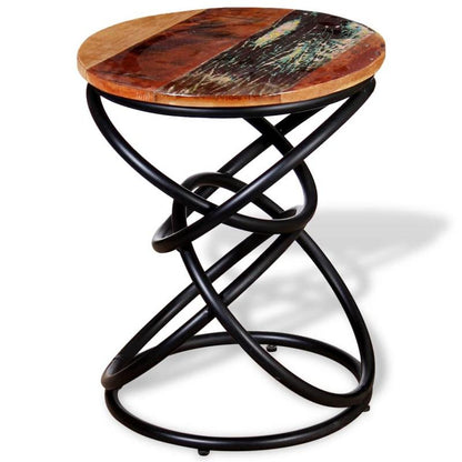 Side table old wood massive Practical and sturdy