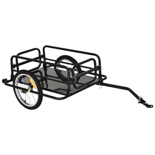 Fietskar – Fietsaanhanger – Bagagekar – Transportkar – Aanhangwagen – Stalen Frame – 70 Liter Inhoud