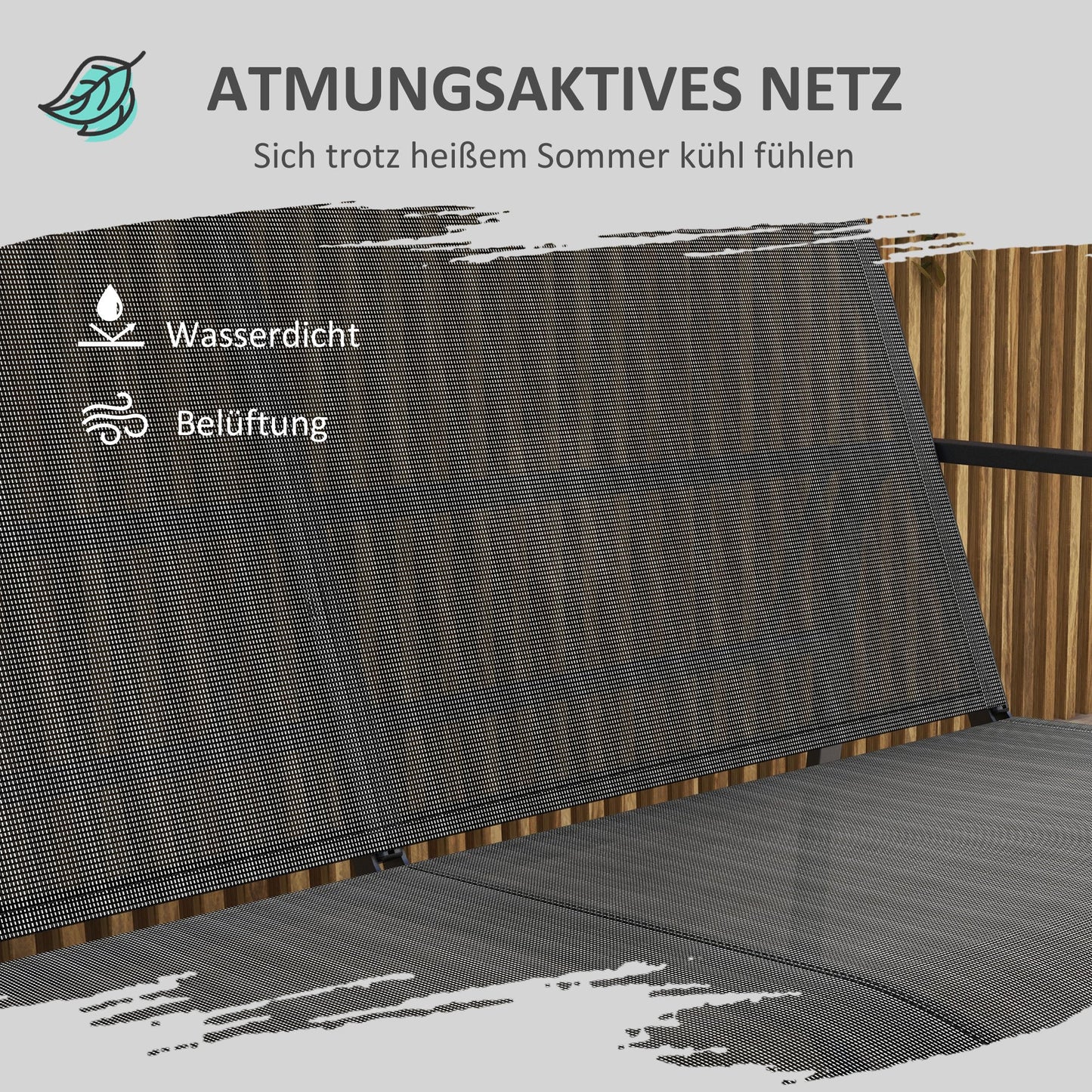 4-delige Tuinset – 4-delige Loungeset – Tuinmeubelset – Buitenset – Balkonset – Zwart – Stalen Frame – Geharde Glas Tafel