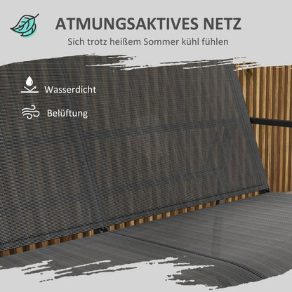 4-delige Tuinset – 4-delige Loungeset – Tuinmeubelset – Buitenset – Balkonset – Zwart – Stalen Frame – Geharde Glas Tafel