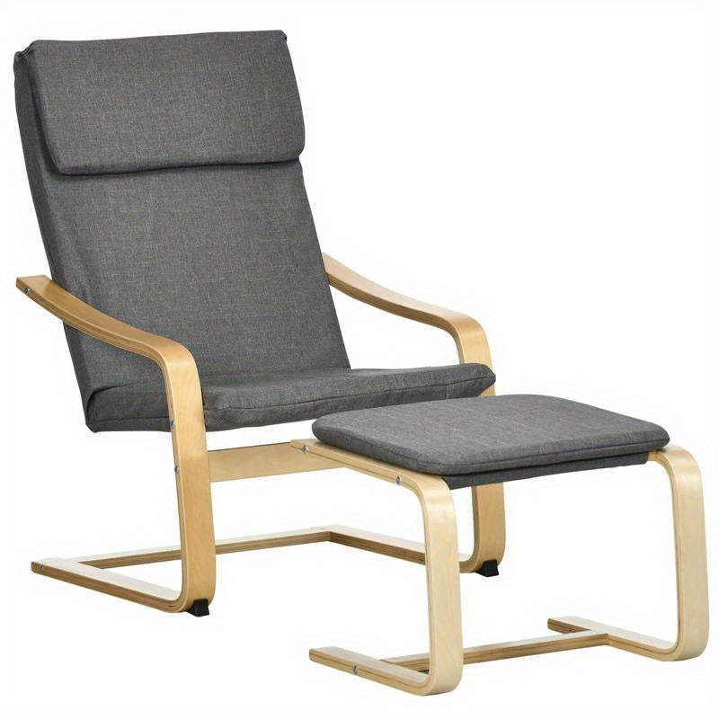 Leisure stoel – Lounge stoel – Balkon stoel – Hal stoel – Eetkamer stoel – Stevig houten frame – Comfortabele foam vulling