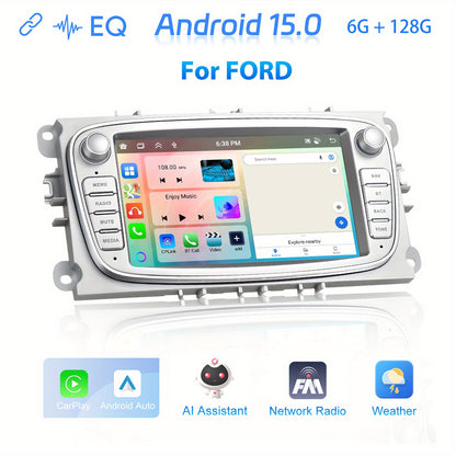 Autonavigatie – Navigatiesysteem – GPS Navigatie – Autoradio – CarPlay Android Auto – 7 Inch Full HD Touchscreen – 6GB RAM 128GB Opslag