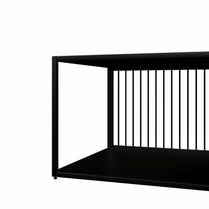 Coffee Table With Glass Wrought Iron Coffee Table With Lots Of Storage Space