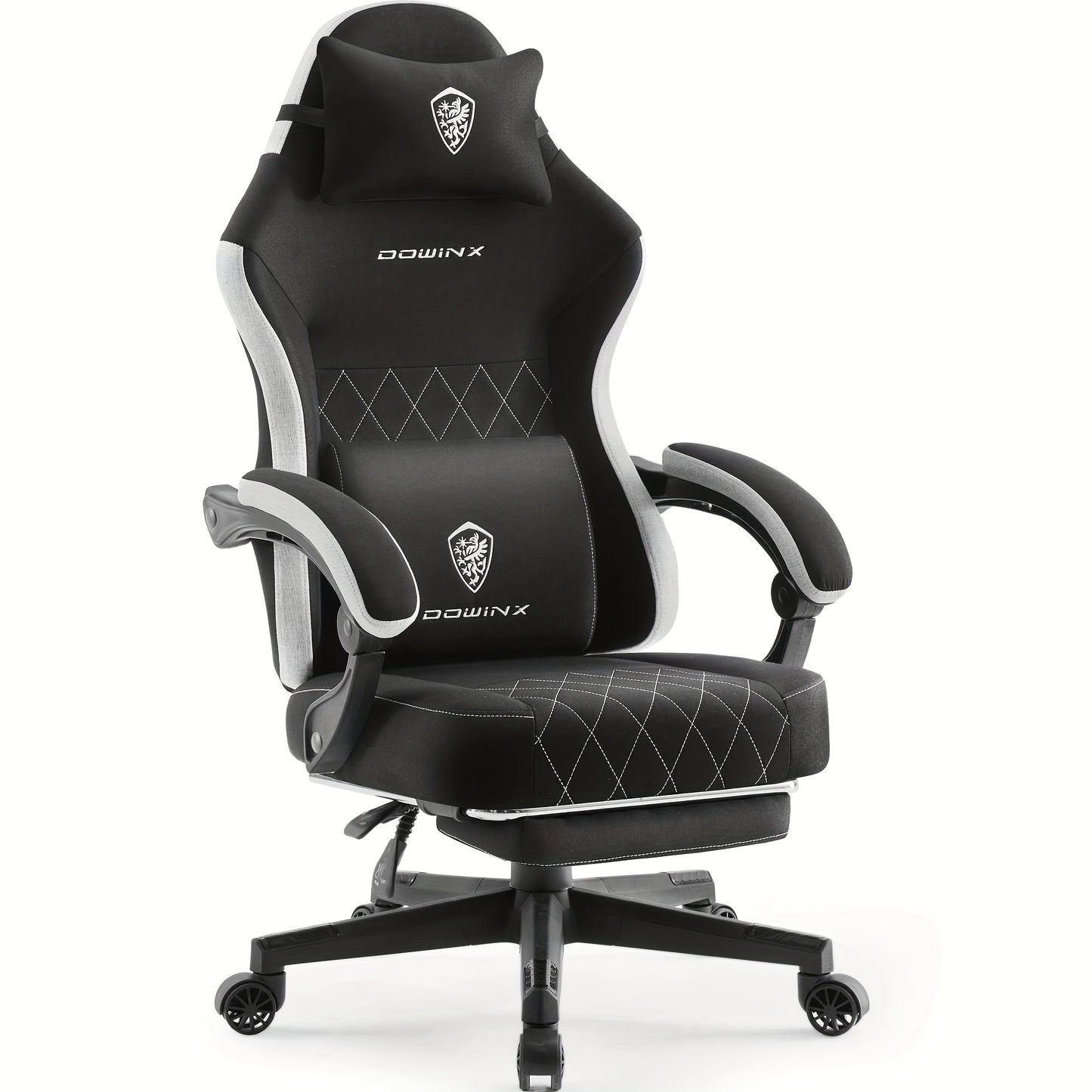 Gamingstoel – Bureaustoel – Gamestoel – Zitzak Game – Ergonomische Stoel – Zwart – Verstelbare Rugleuning tot 135° – Verstelbare Voetensteun