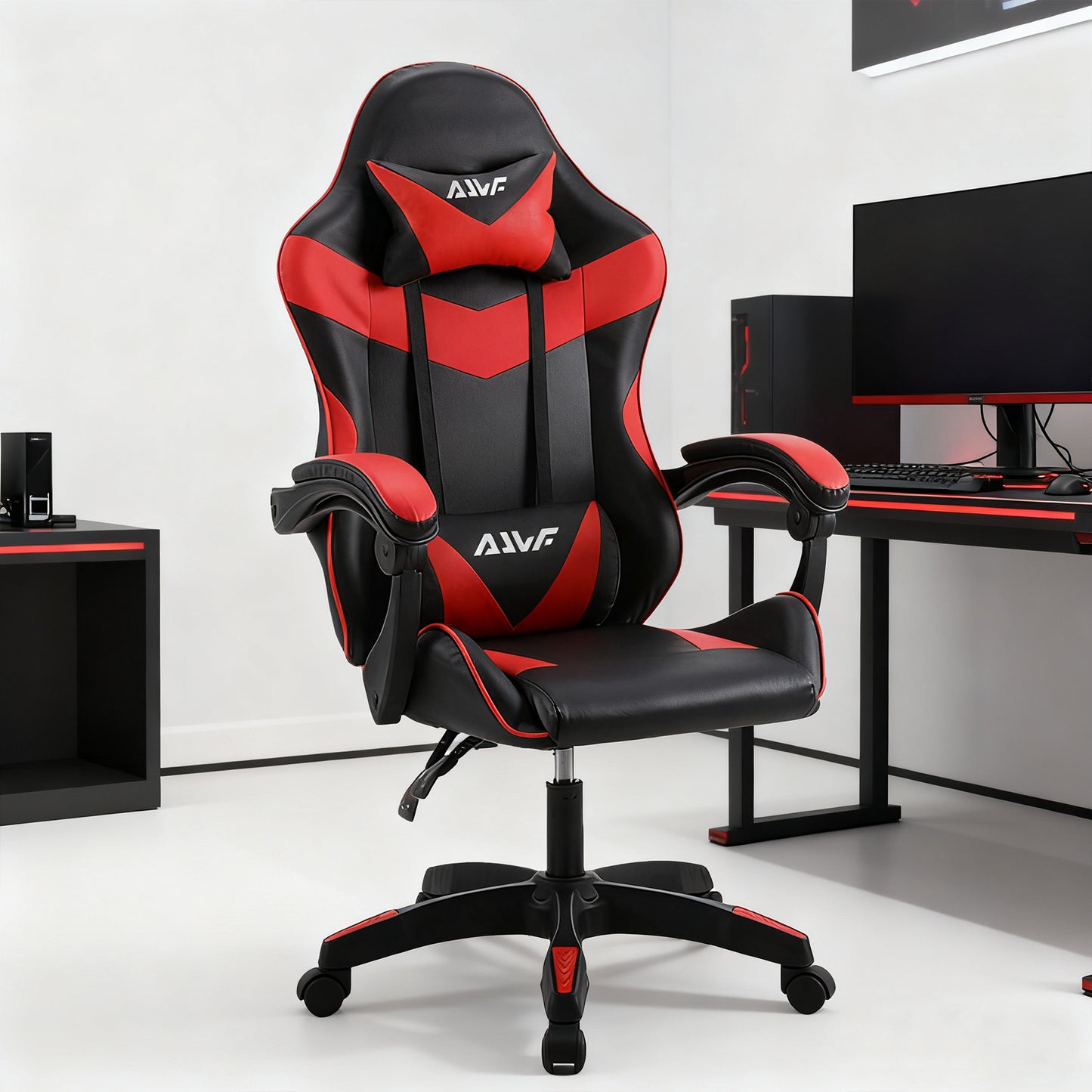 Gamingstoel – Gamestoel – Gaming Chair – Bureaustoel – Game Stoel – Ergonomisch – Ademend Materiaal – 135° Kantelbare Rugleuning