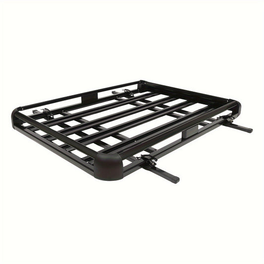 Universal Aluminium Car Roof Rack Basket Cargo Luggage Carrier Adjustable 140cm