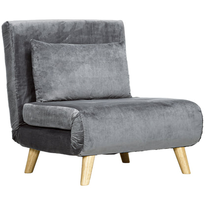 Relaxfauteuil – Verstelbare Fauteuil – Relaxstoel – Loungestoel – Grijze Stoel – Zachte Bekleding – Zonder Elektriciteit Met Afstandsbediening