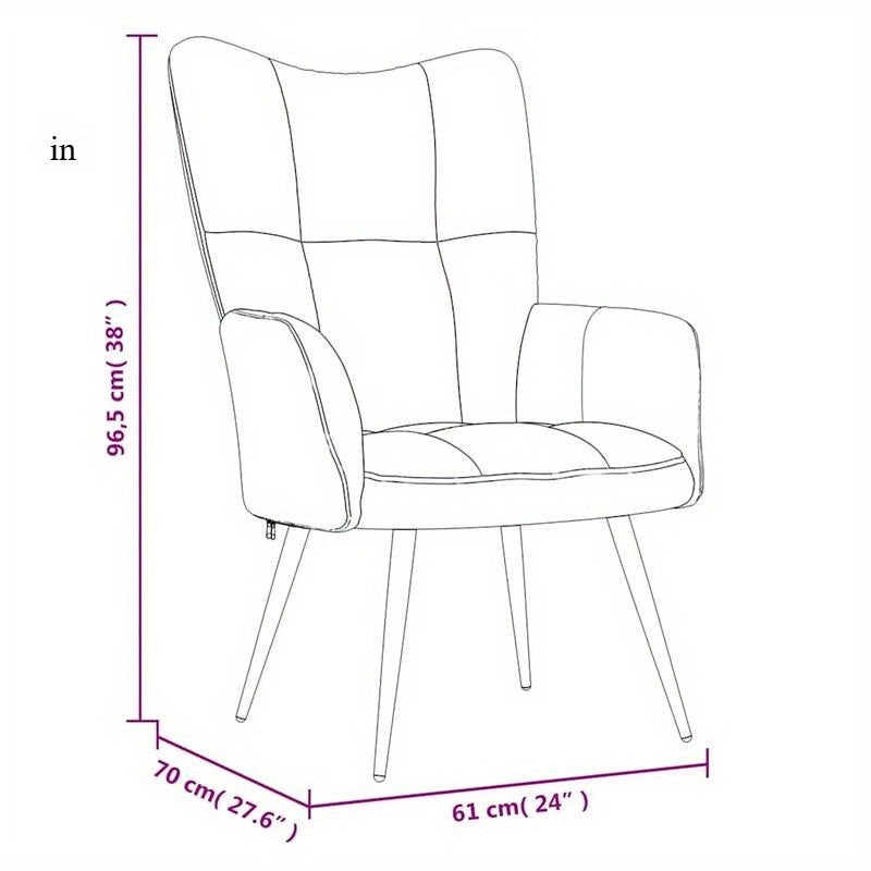 Lounge Chair – Fauteuil – Zitzak – Relaxstoel – Loungestoel – Mosterdgeel Velvet – Kunsthout Frame – Metalen Poten – Zacht Kussen – Eenvoudig Te Monteren