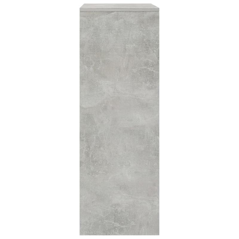 Ladekast – Opbergkast – Dressoir – Kommode – Ladenkast – 6 Lades – Vergrendelbaar – Betongrijs – Houtcomposiet – Ruime Opbergruimte – Vloermontage – Modern Design