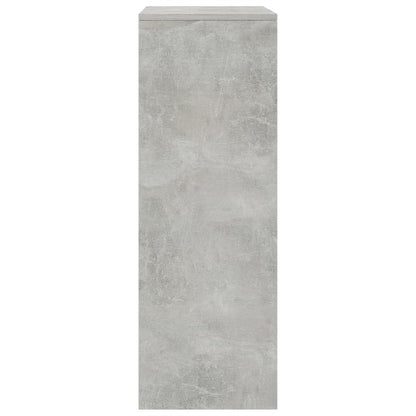 Ladekast – Opbergkast – Dressoir – Kommode – Ladenkast – 6 Lades – Vergrendelbaar – Betongrijs – Houtcomposiet – Ruime Opbergruimte – Vloermontage – Modern Design