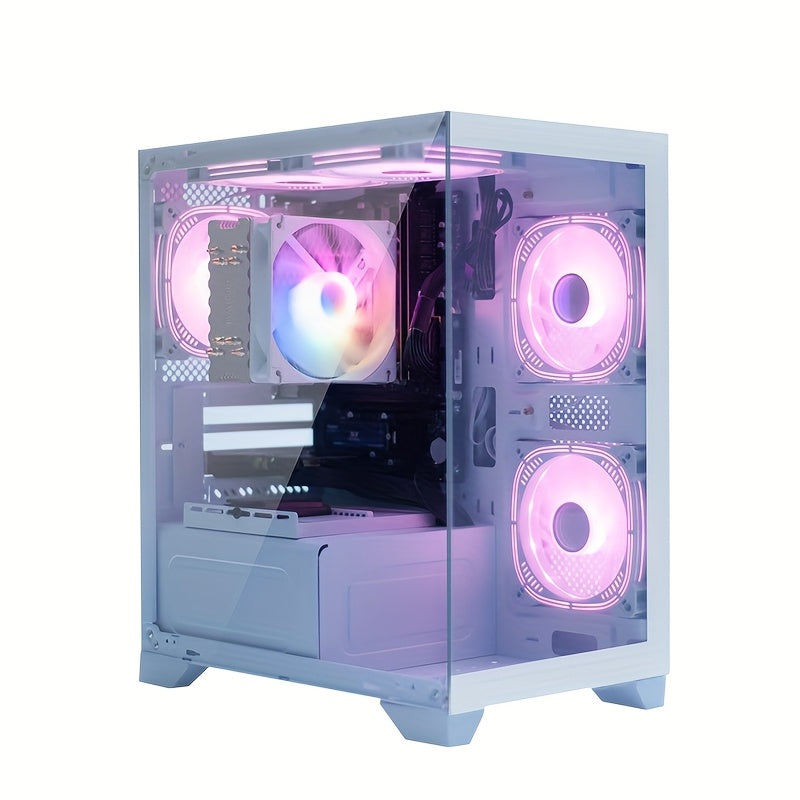 Gaming Desktop – Gaming PC – High Performance Computer – Esports Pc – Stijlvolle Desktop – AMD Ryzen 5 5600G Quad-Core – 16 GB RAM & 1 TB NVMe SSD