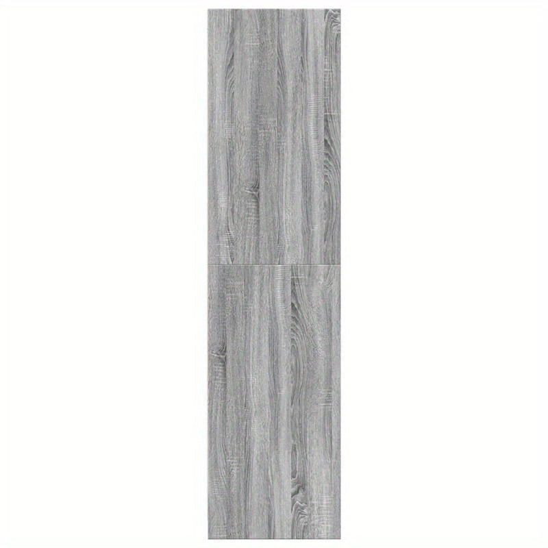 Kledingkast – Garderobekast – Opbergkast – Dressoirkast – Kast – Grijs Sonoma Eiken – Behandeld Hout – Compact en Ruim 80x50x200 cm